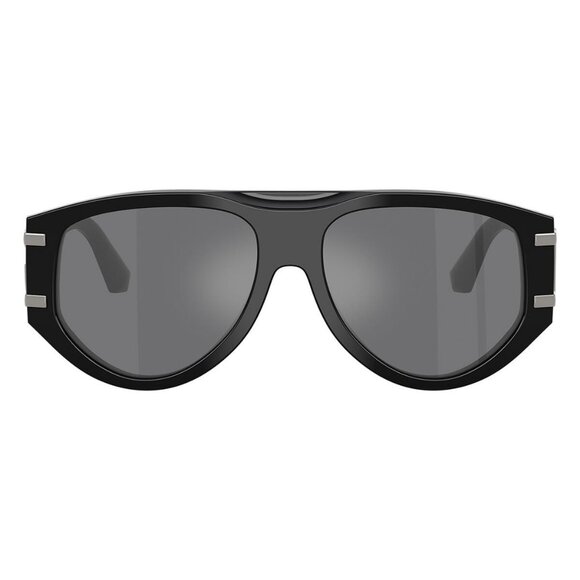 New Dolce & Gabbana Black Aviator DG4499 501/6G Sunglasses Women - Picture 2 of 6